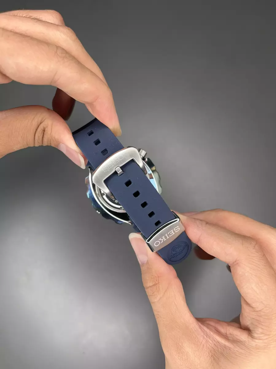 ساعت مچی سیکو غواصی رابر صفحه سبز Seiko