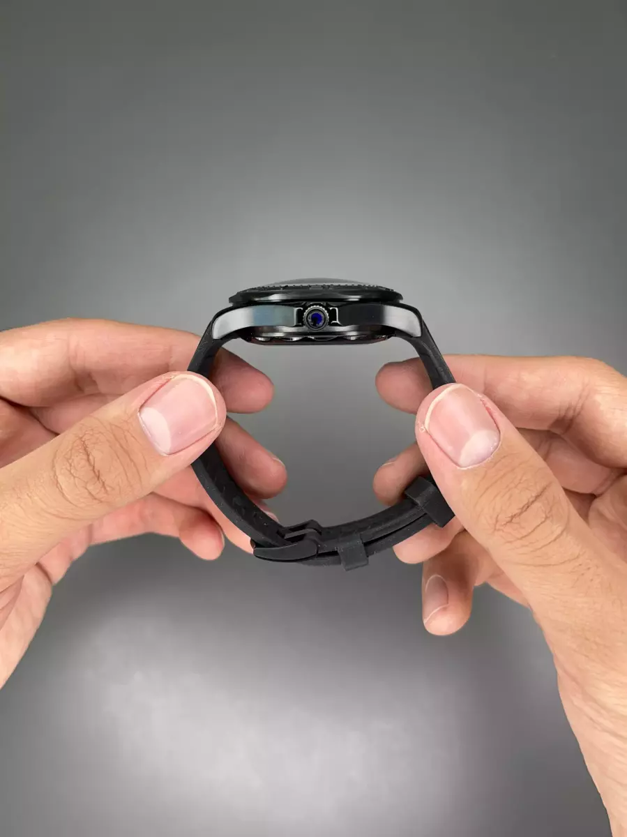 ساعت مچی امگا سیمستر اتوماتیک تمام مشکی بند رابر Omega Seamaster