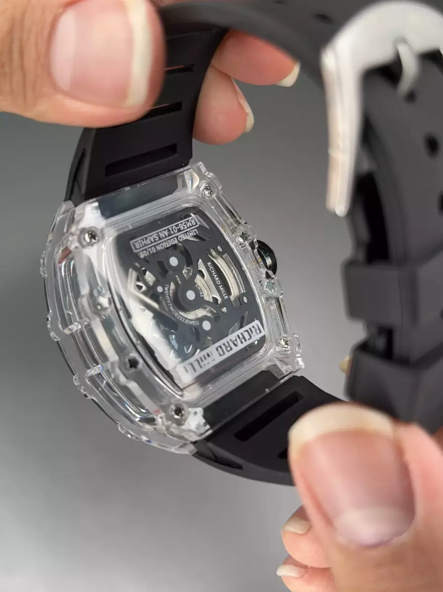 ساعت مچی ریچارد میل کورنوگراف قاب پلاستیکی مشکی  Richard Mille