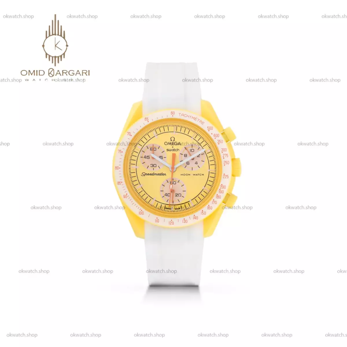 ساعت مچی امگا سواچ رابر ماموریت به خورشید Omega x Swatch Mision to the sun