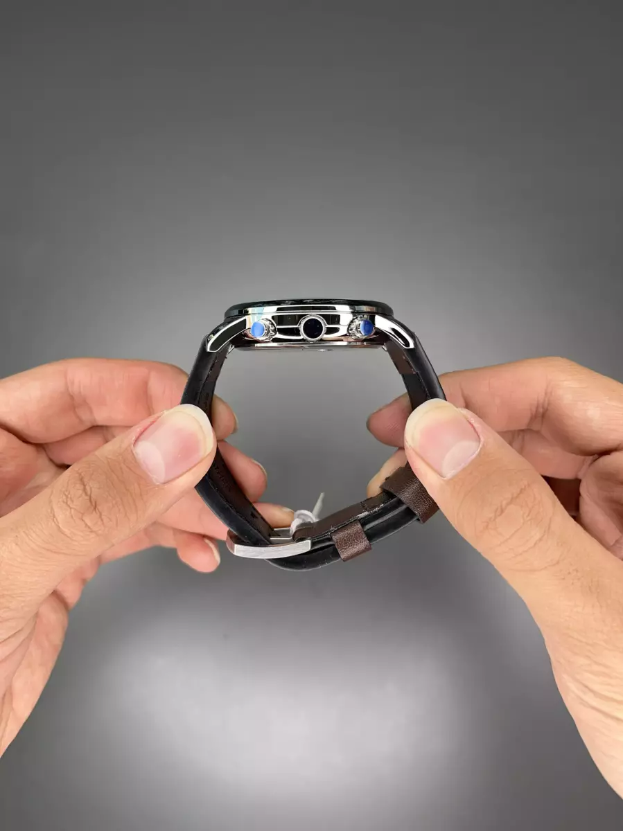 ساعت مچی سیتیزن کورنوگراف بند چرمی قهوه ای Citizen