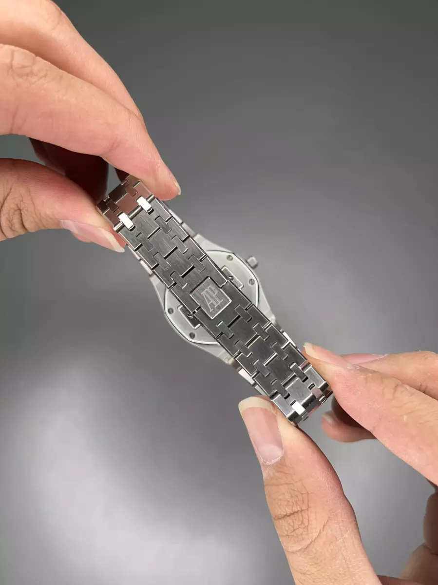 ساعت مچی اودمار پیگه بند سیلور صفحه صورتی Audemars Piguet