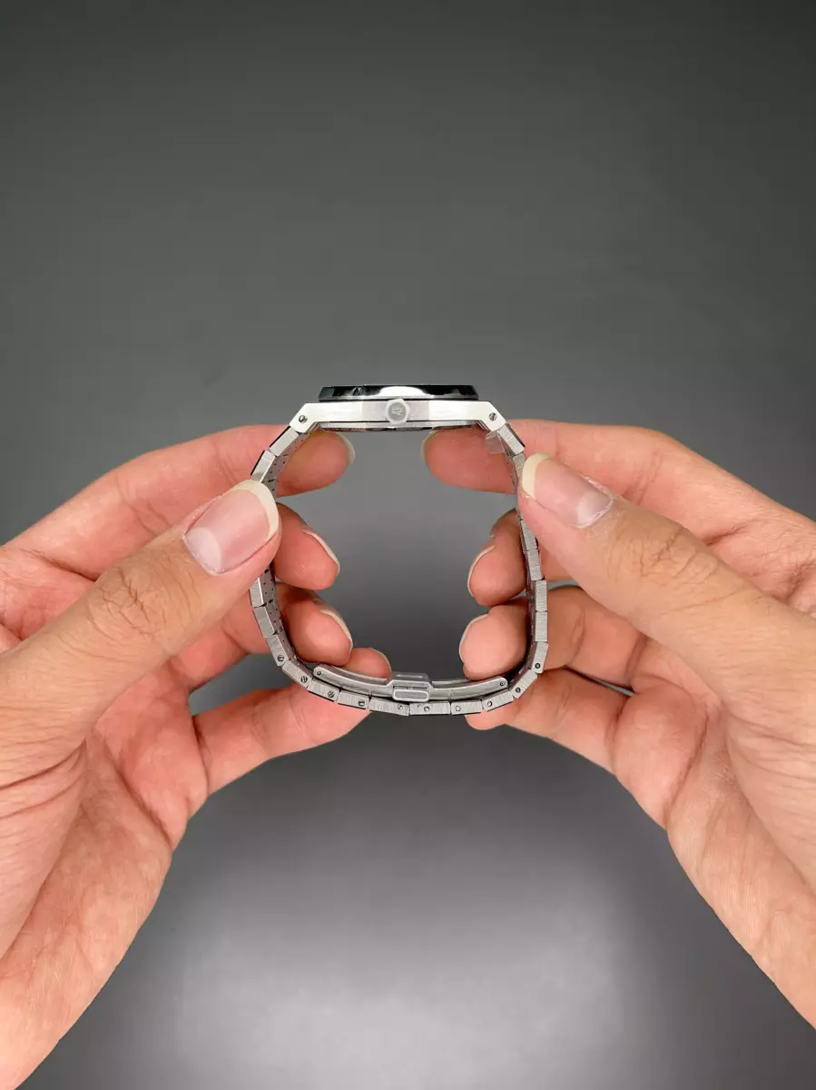 ساعت مچی اودمار پیگه بند سیلور صفحه صورتی Audemars Piguet