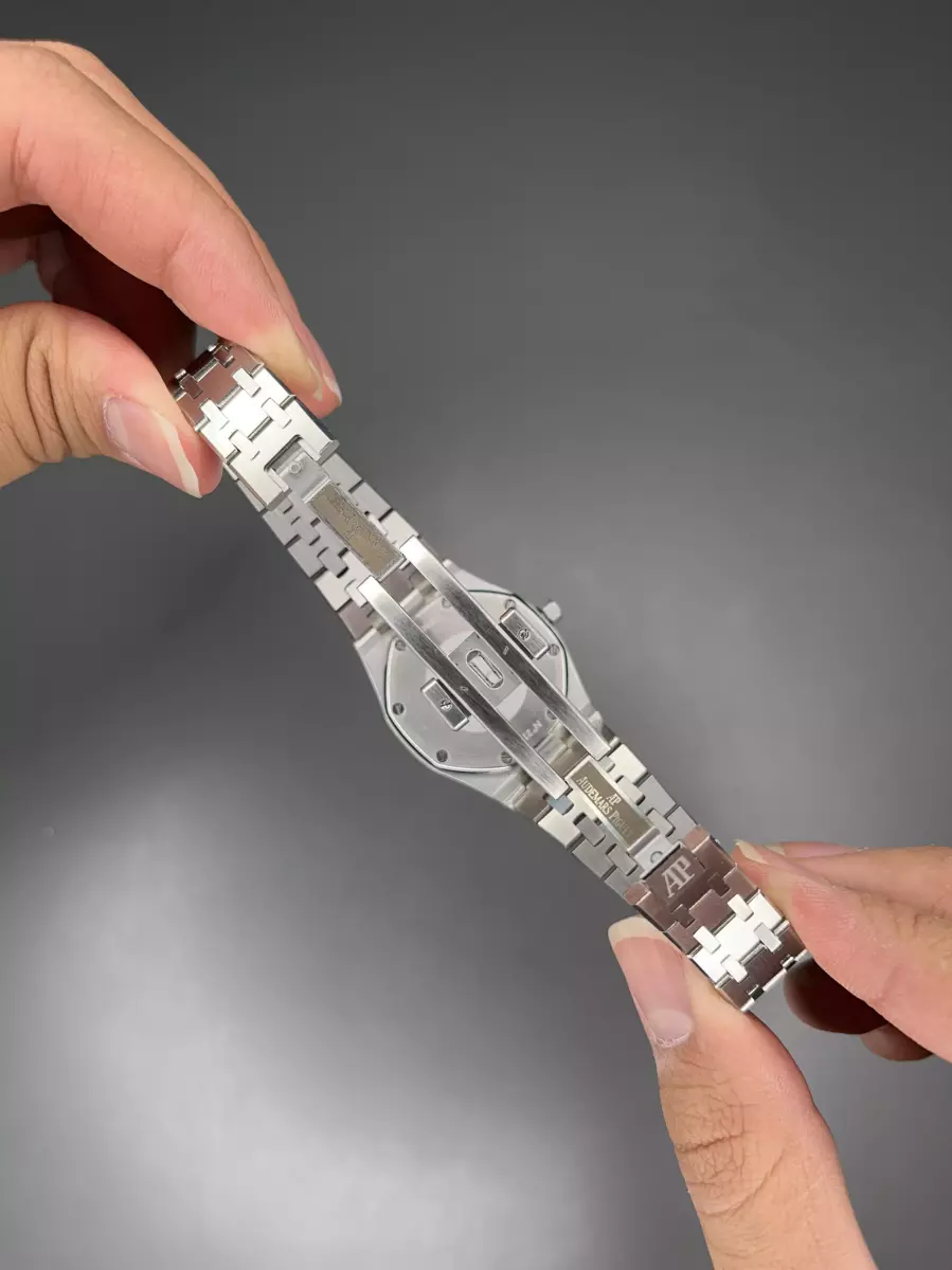 ساعت مچی اودمار پیگه بند سیلور صفحه صورتی Audemars Piguet