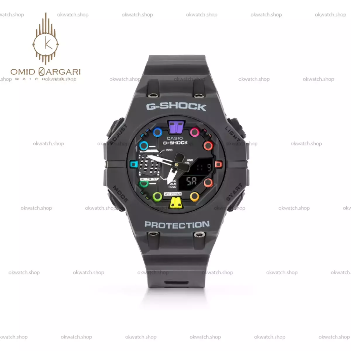 ساعت مچی کاسیو جی-شاک بند مشکی Casio G-Shock GSH010-NN