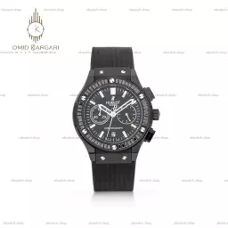 ساعت مچی هابلوت قاب نگین دار تمام مشکی Hublot Big Bang