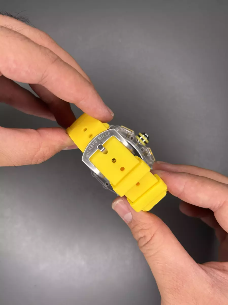 ساعت مچی ریچارد میل کورنوگراف قاب پلاستیکی زرد Richard Mille