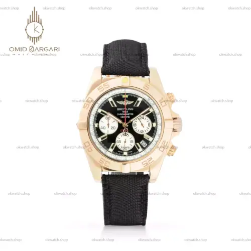 ساعت مچی برایتلینگ بند برزنتی مشکی Breitling