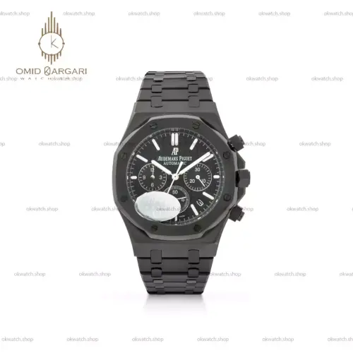 ساعت مچی اودمار پیگه کرونوگراف تمام مشکی Audemars Piguet