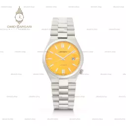 ساعت مچی سیتیزن سویوسا اتوماتیک صفحه خردلی Citizen Tsuyosa NJ0151-88Z