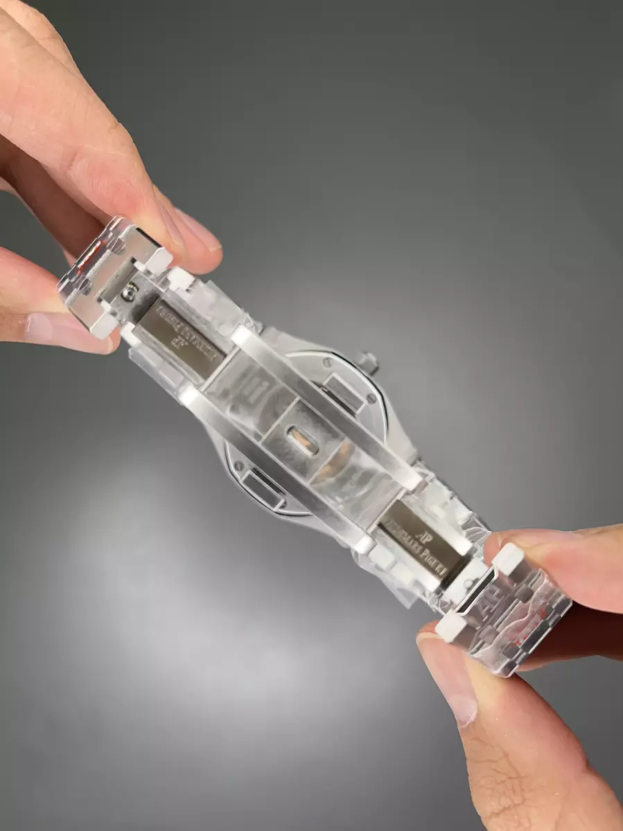 ساعت مچی اودمار پیگه اسکلتون بند سیلور Audemars Piguet