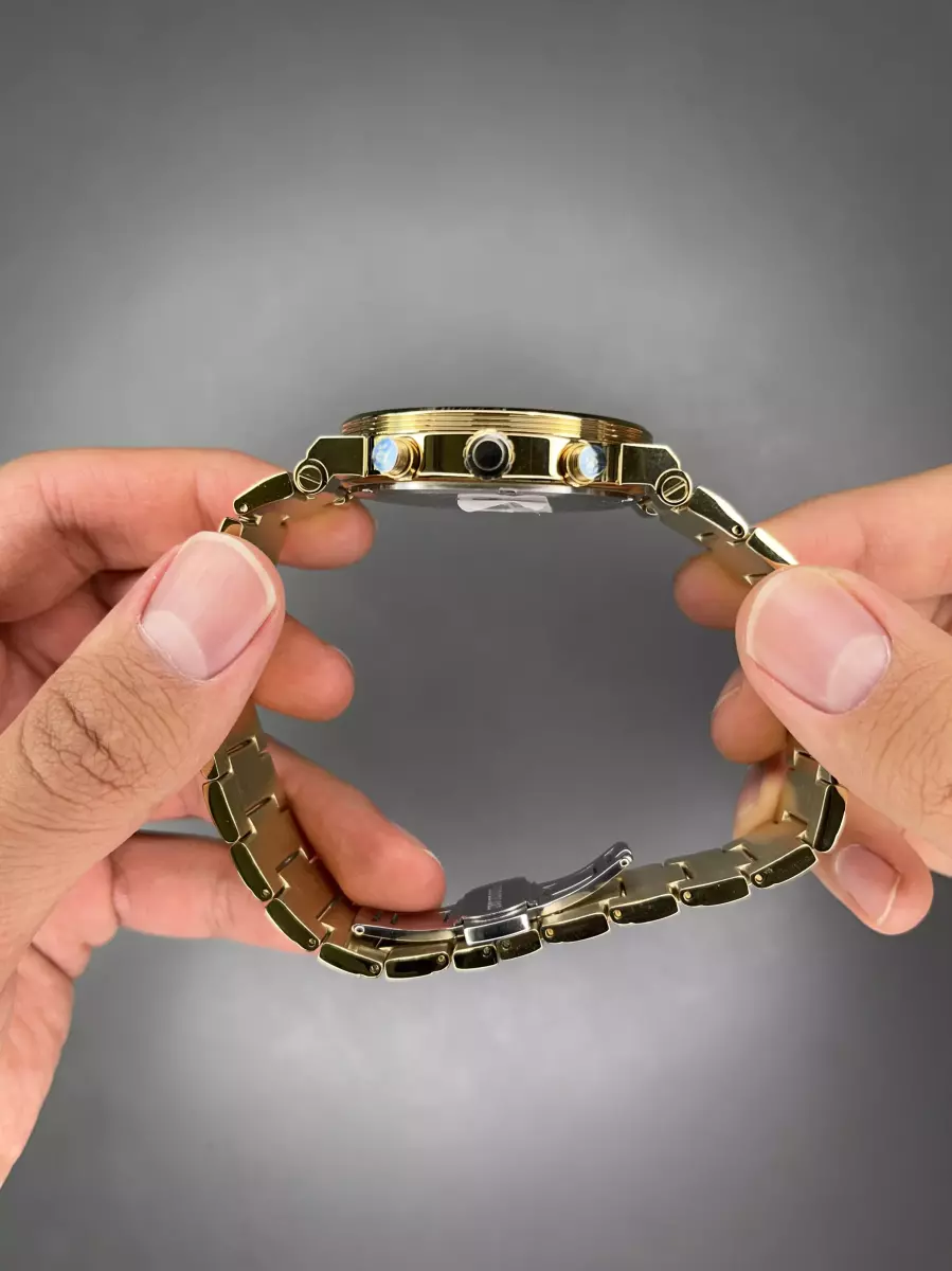 ساعت مچی ورساچه کورنوگراف طلایی صفحه سبز Versace Greca