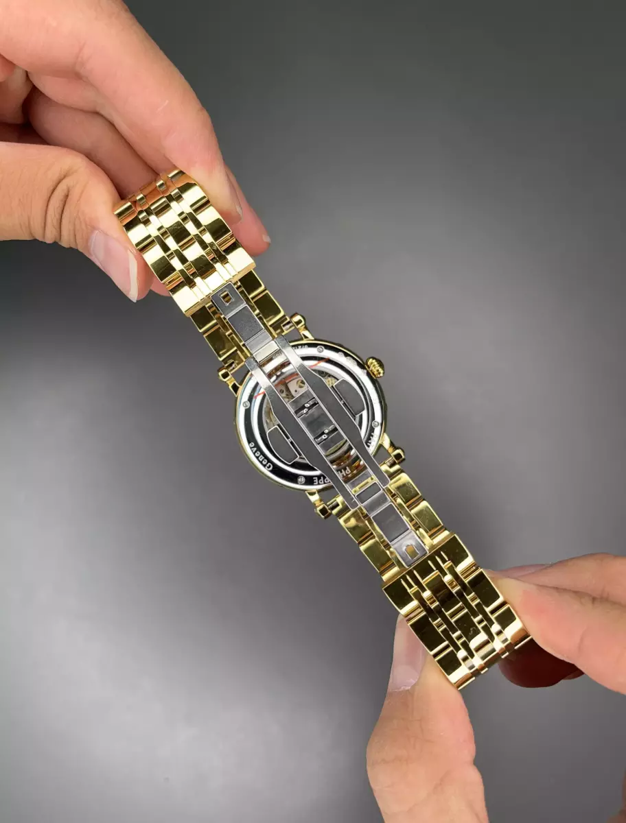 ساعت مچی پتک فیلیپ فول دیت طلایی صفحه سفید Patek Philippe