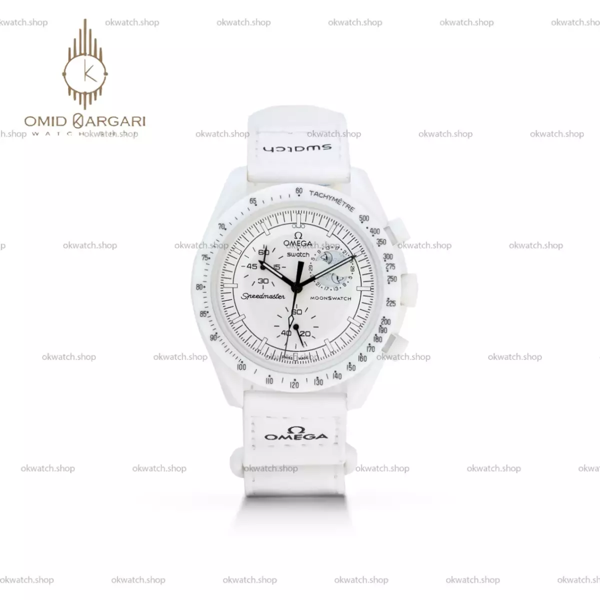 ساعت مچی امگا سواچ ماموریت به ماه Omega x Swatch Mision to the moon