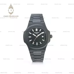 ساعت مچی پتک فیلیپ ناتیلوس تمام مشکی Patek Philippe Nautilus