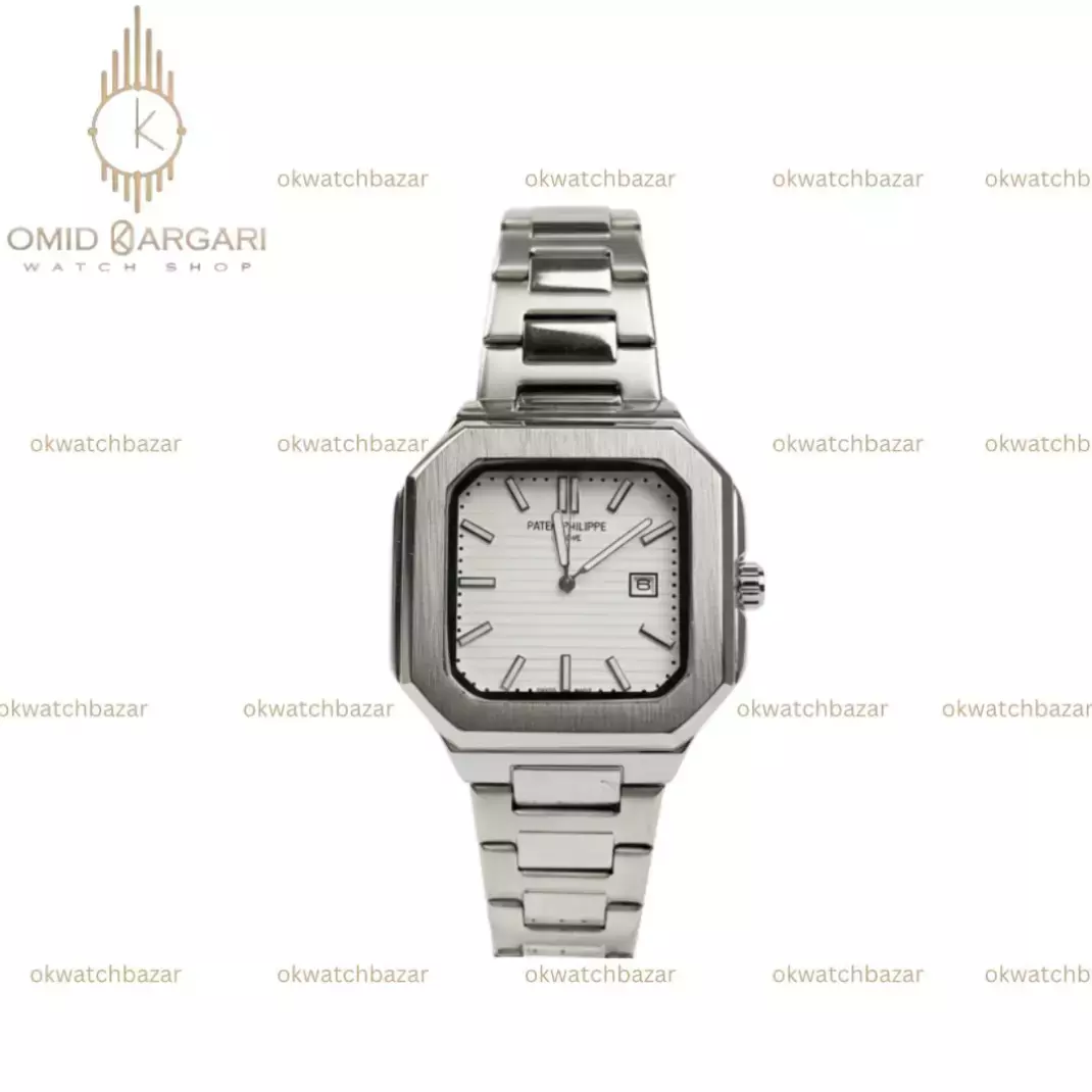 پتک فیلیپ کوبیتوس صفحه سفید Patek Philippe Cubitus