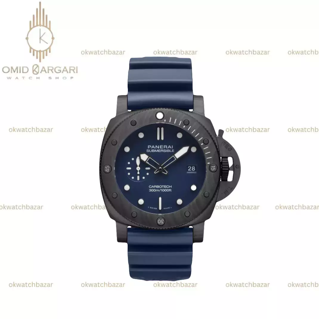 ساعت مچی پنرای سابمرسیبل بند سرمه ای Panerai Submersible