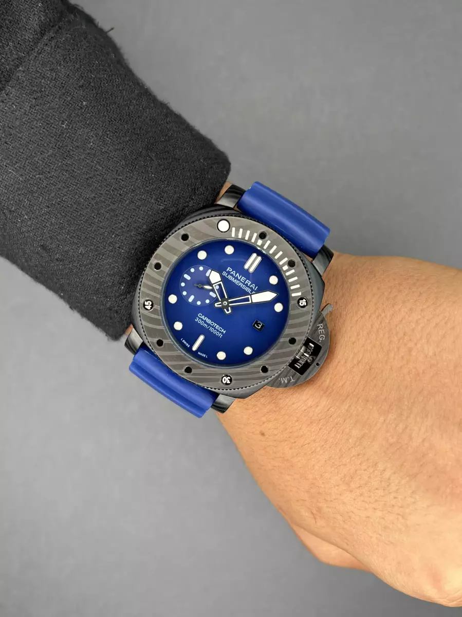 ساعت مچی پنرای سابمرسیبل بند سرمه ای Panerai Submersible