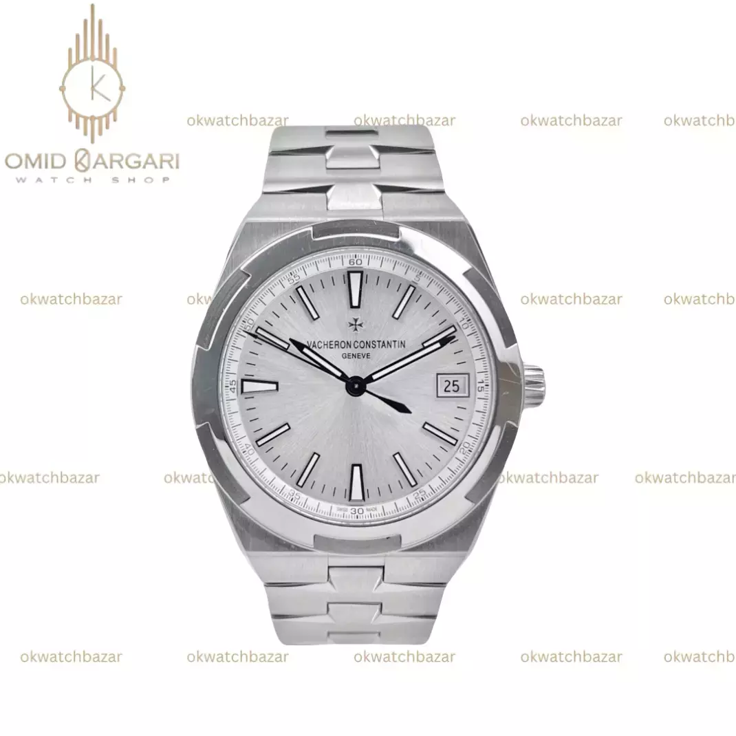 ساعت مچی وشرون کنستانتن اتوماتیک بند سیلور صفحه سفید Vacheron Constantin