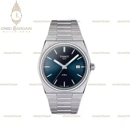 ساعت مچی تیسو پیاریکس صفحه سرمه ای مهندسی Tissot PRX