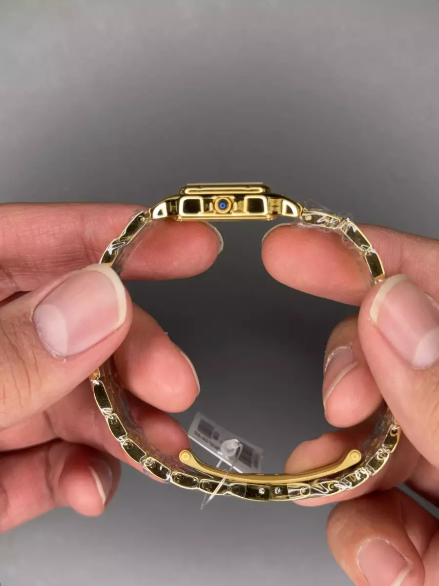 ساعت مچی کارتیه پنتر بند طلایی صفحه سفید Cartier Panthere