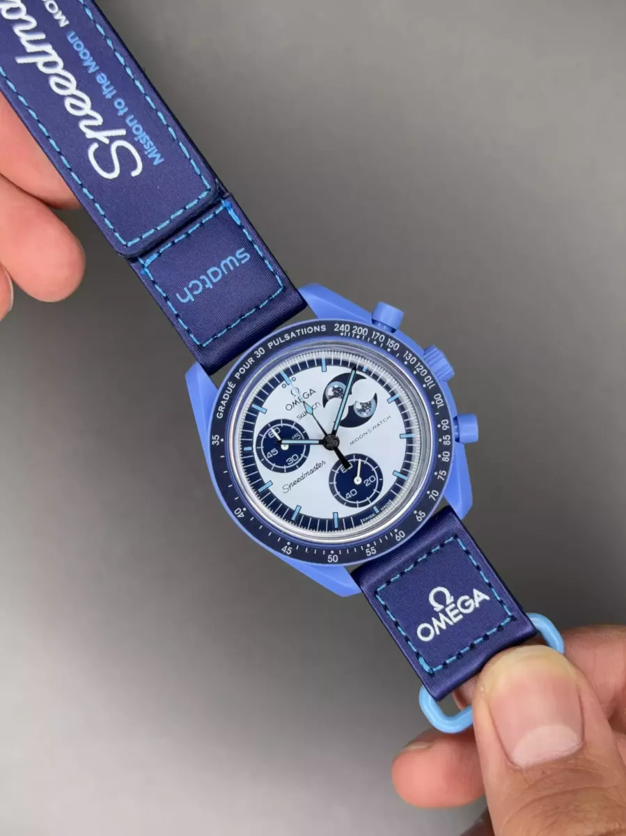 ساعت مچی امگا سواچ ماموریت به ماه Omega x Swatch Mision to the moon