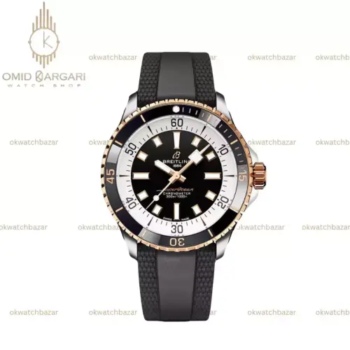 ساعت مچی برایتلینگ سوپراوشین موتور اتوماتیک بند رابر مشکی Breitling