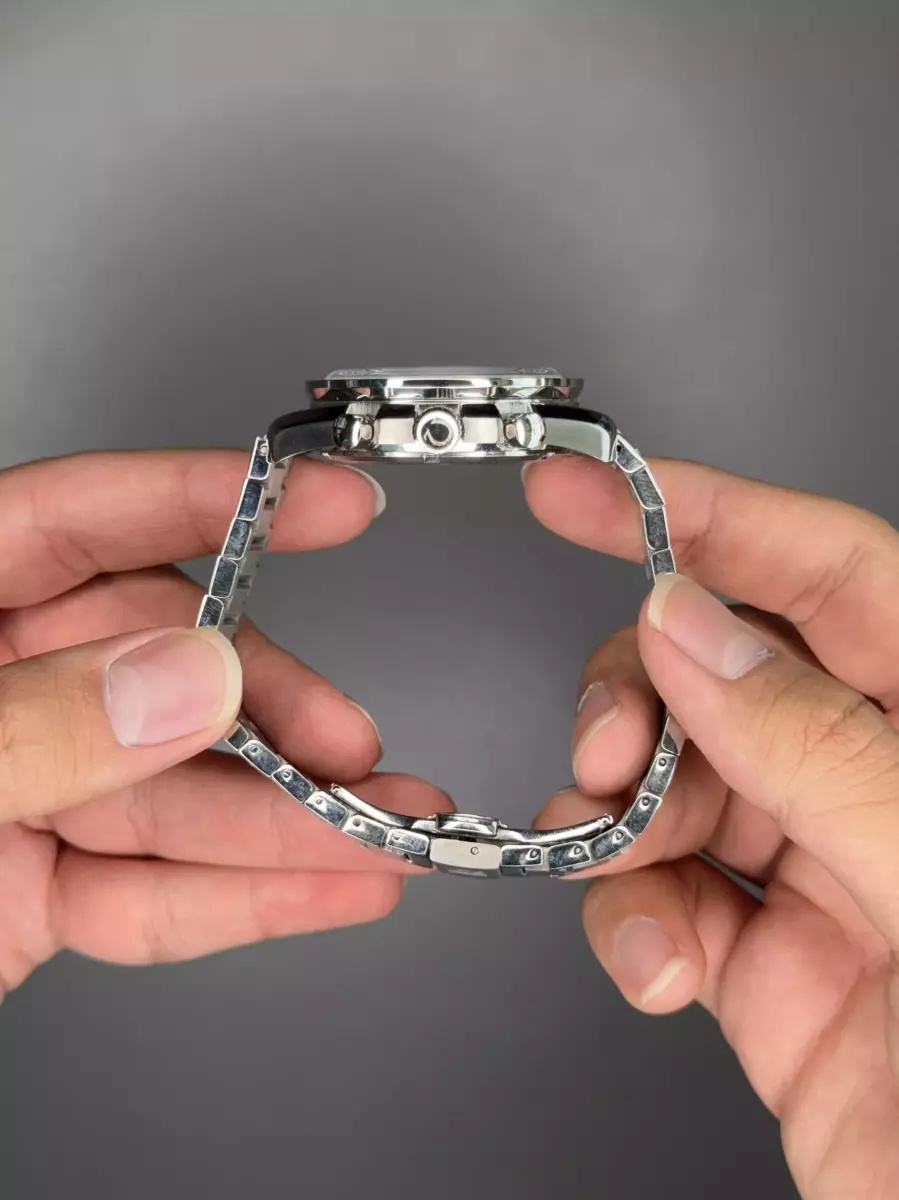 ساعت مچی امگا اسپیدمستر بند سیلور صفحه سرمه ای Omega Speadmaster