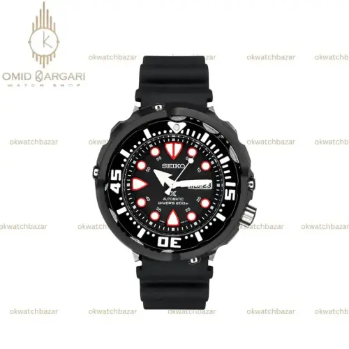 سیکو  پراسپکس غواصی بند رابر مشکی Seiko Prospex Diver