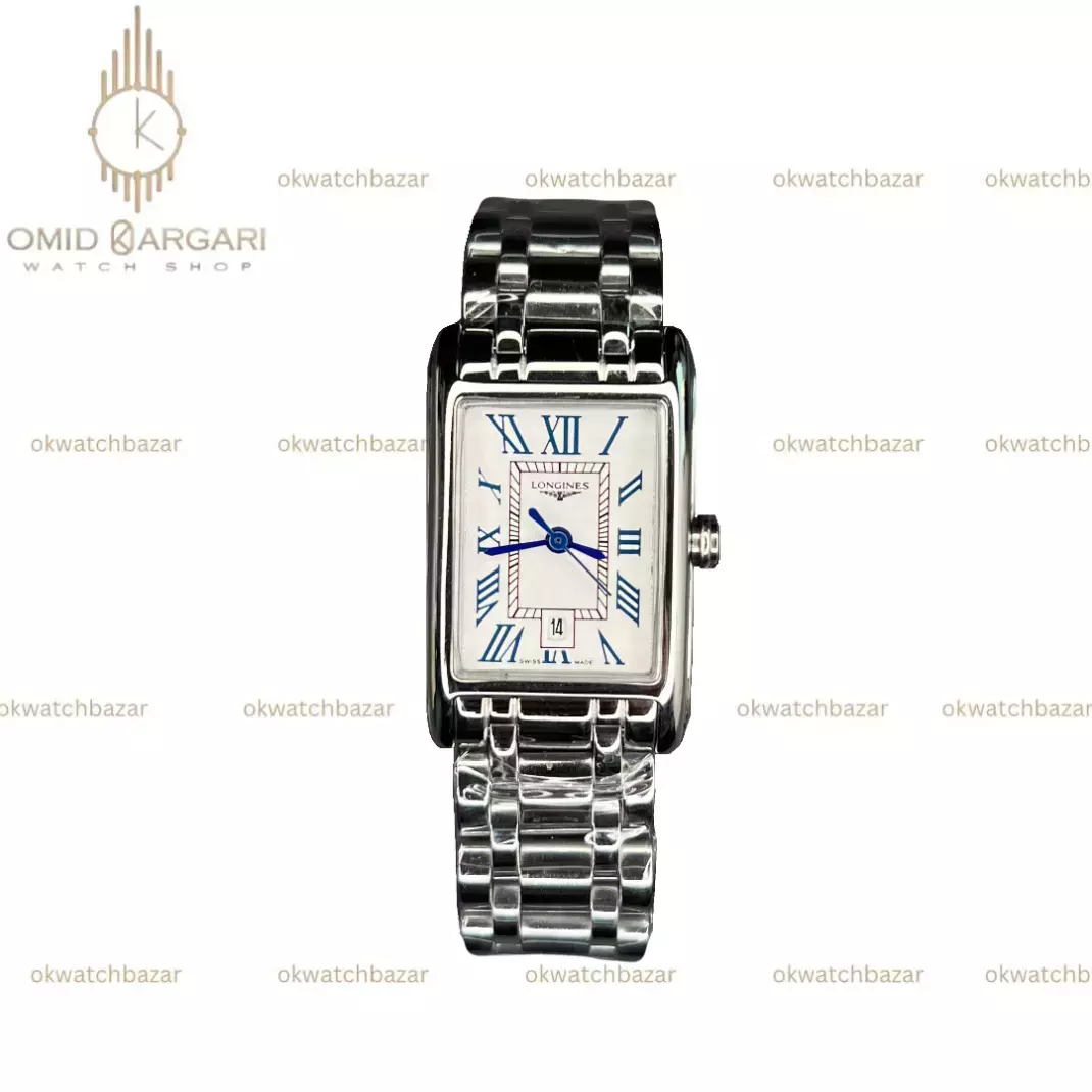 ساعت مچی لونژین تقویم دار سیلور صفحه سفید Longines