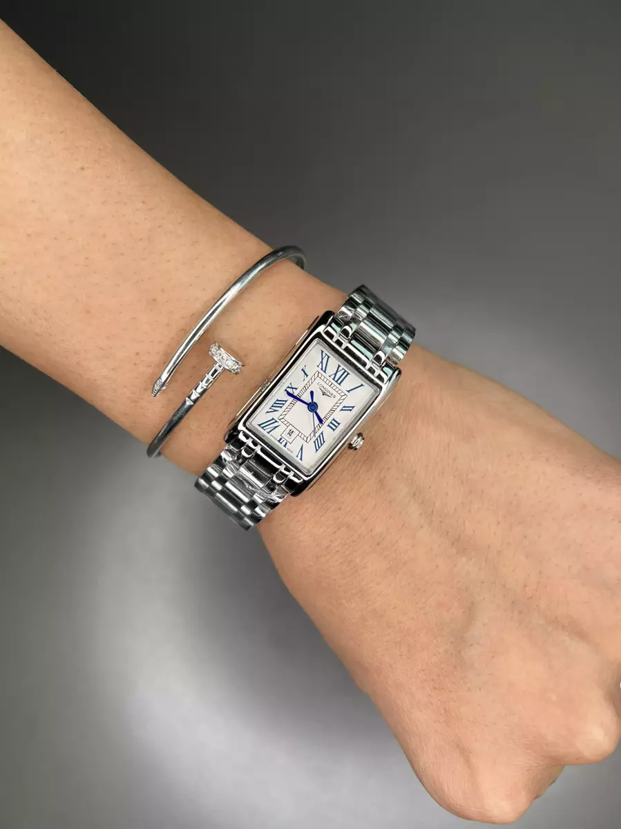 ساعت مچی لونژین تقویم دار سیلور صفحه سفید Longines