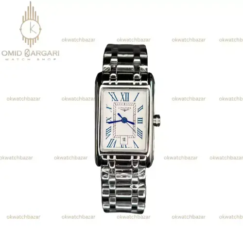 ساعت مچی لونژین تقویم دار سیلور صفحه سفید Longines