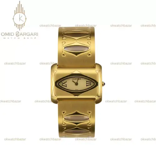 ساعت مچی کارتیه تمام طلایی Cartier
