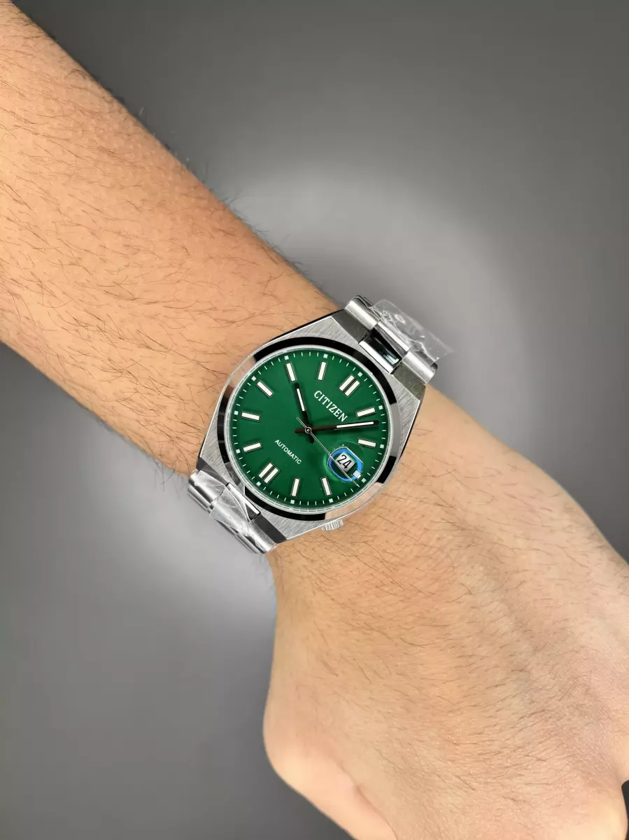 ساعت مچی سیتیزن سویوسا اتوماتیک صفحه سبز Citizen Tsuyosa NJ0150-81X