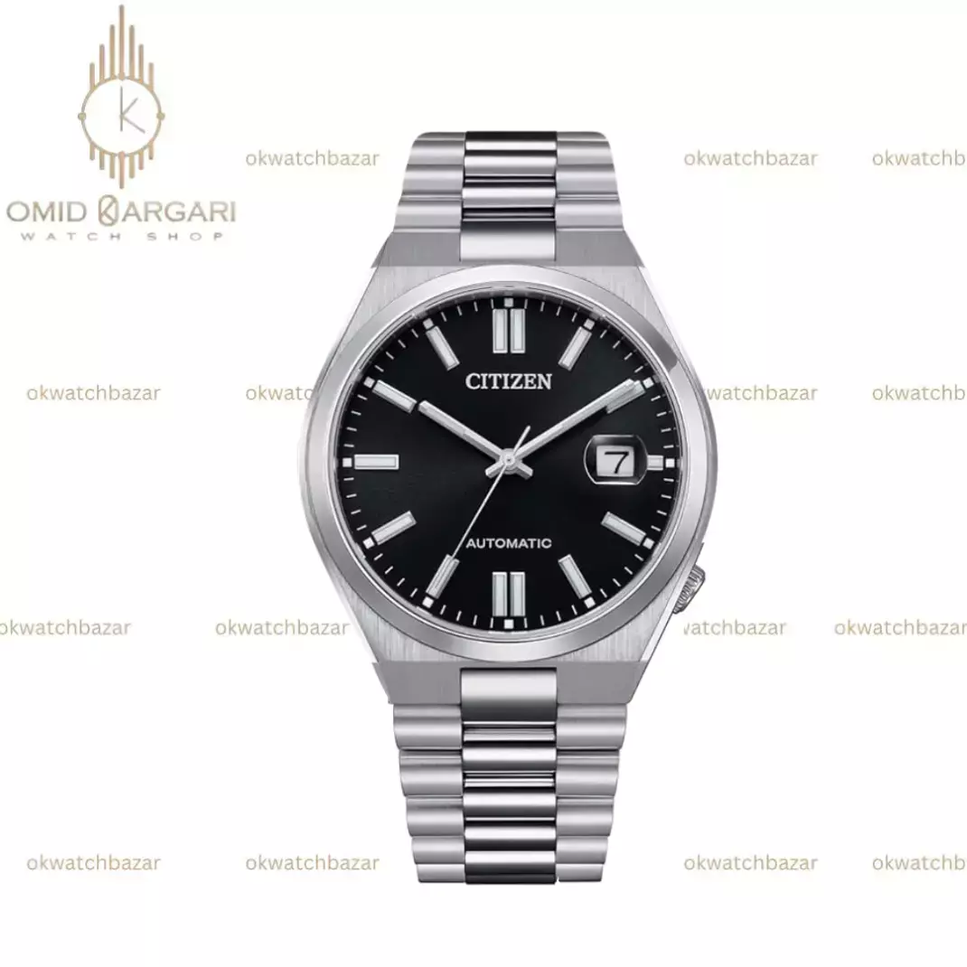 ساعت مچی سیتیزن سویوسا اتوماتیک صفحه مشکی Citizen Tsuyosa NJ0150-81E