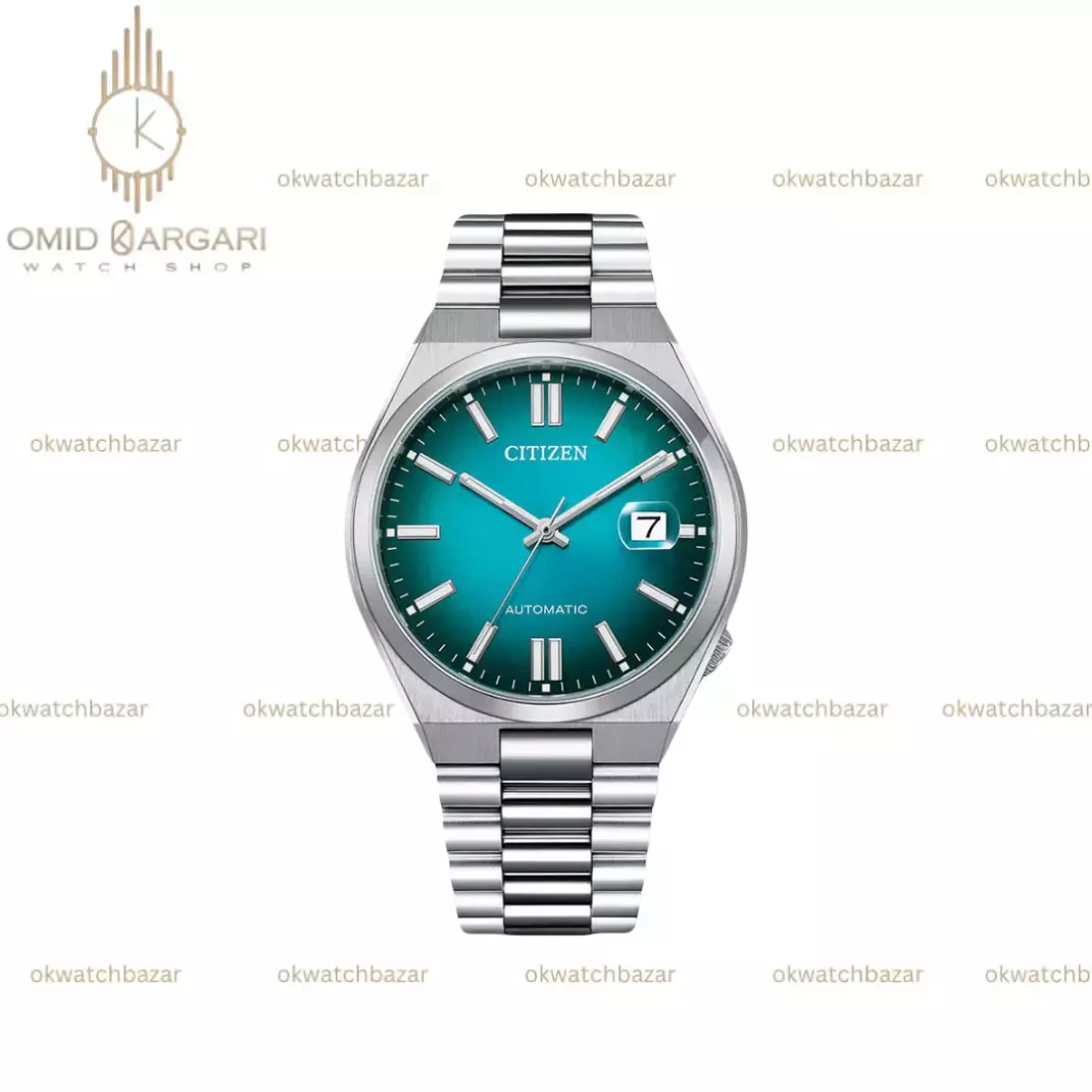 ساعت مچی سیتیزن سویوسا اتوماتیک صفحه آبی Citizen Tsuyosa NJ0151-88X
