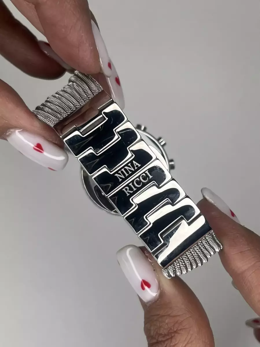 ساعت مچی نینا ریچی بند حصیری کورنوگراف Nina Ricci