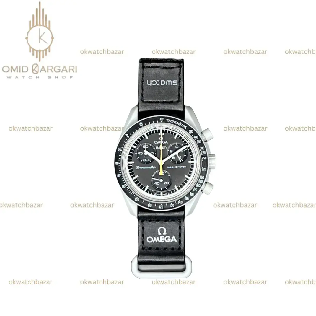 ساعت مچی امگا سواچ ماموریت به ماه عقربه طلایی Omega x Swatch Mision to the Moon
