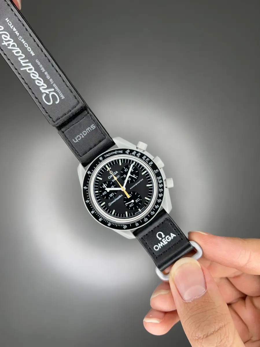 ساعت مچی امگا سواچ ماموریت به ماه عقربه طلایی Omega x Swatch Mision to the Moon