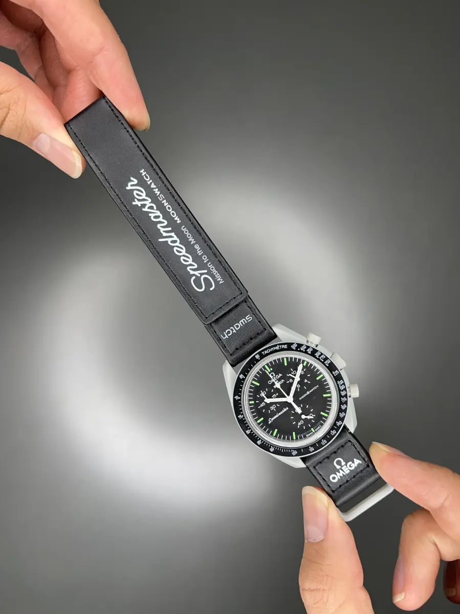 ساعت مچی امگا سواچ ماموریت به ماه ایندکس سبز Omega x Swatch Mision to the Moon