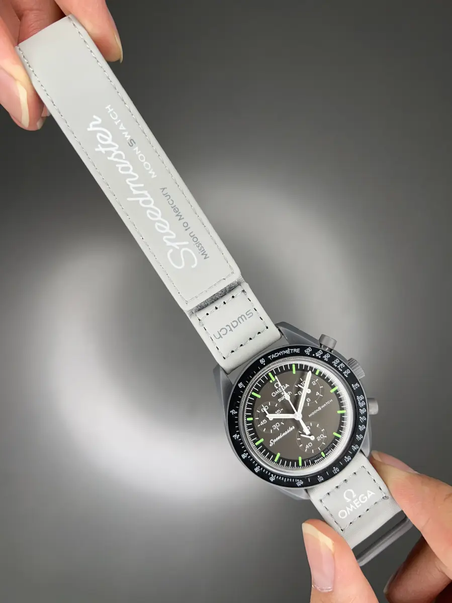 ساعت مچی امگا سواچ ماموریت به عطارد ایندکس سبز Omega x Swatch Mision to the Mercury