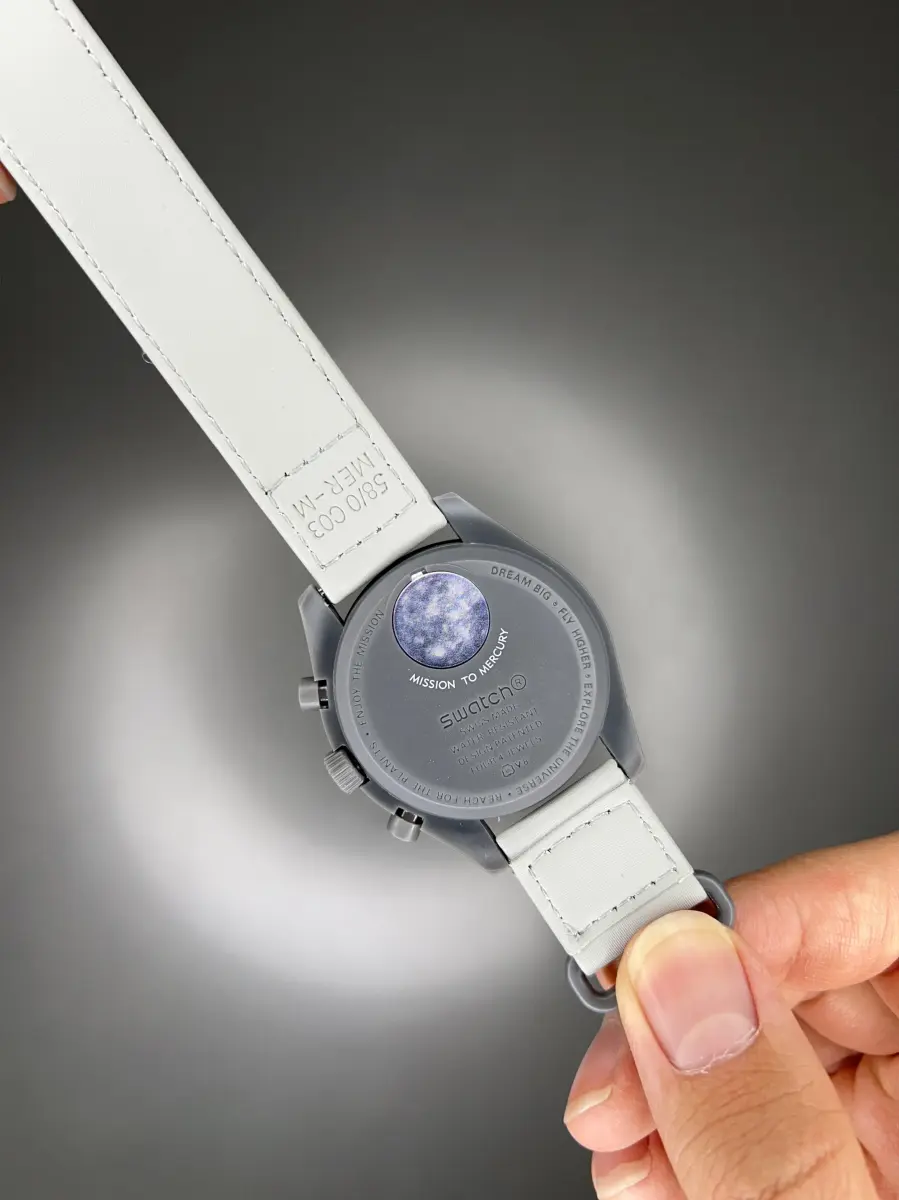 ساعت مچی امگا سواچ ماموریت به عطارد ایندکس سبز Omega x Swatch Mision to the Mercury