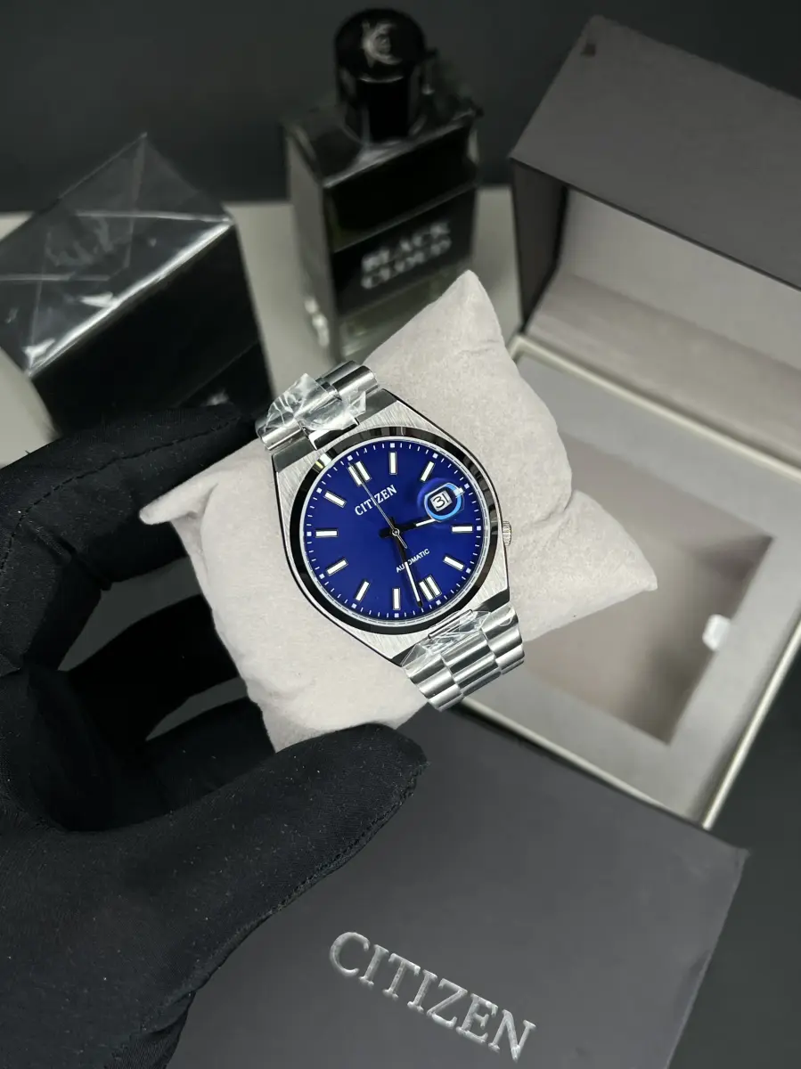 ساعت مچی سیتیزن سویوسا صفحه سرمه ای Citizen Tsuyosa NJ0151-88L