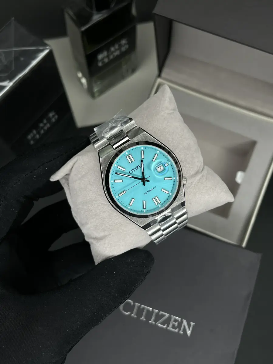 ساعت مچی سیتیزن سویوسا اتوماتیک صفحه تیفانی Citizen Tsuyosa NJ0151-88M