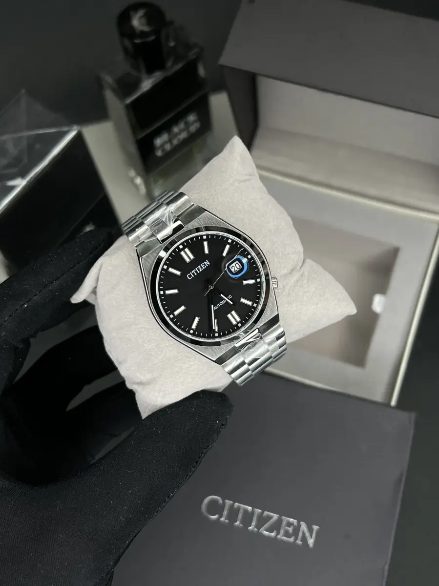 ساعت مچی سیتیزن سویوسا اتوماتیک صفحه مشکی Citizen Tsuyosa NJ0150-81E