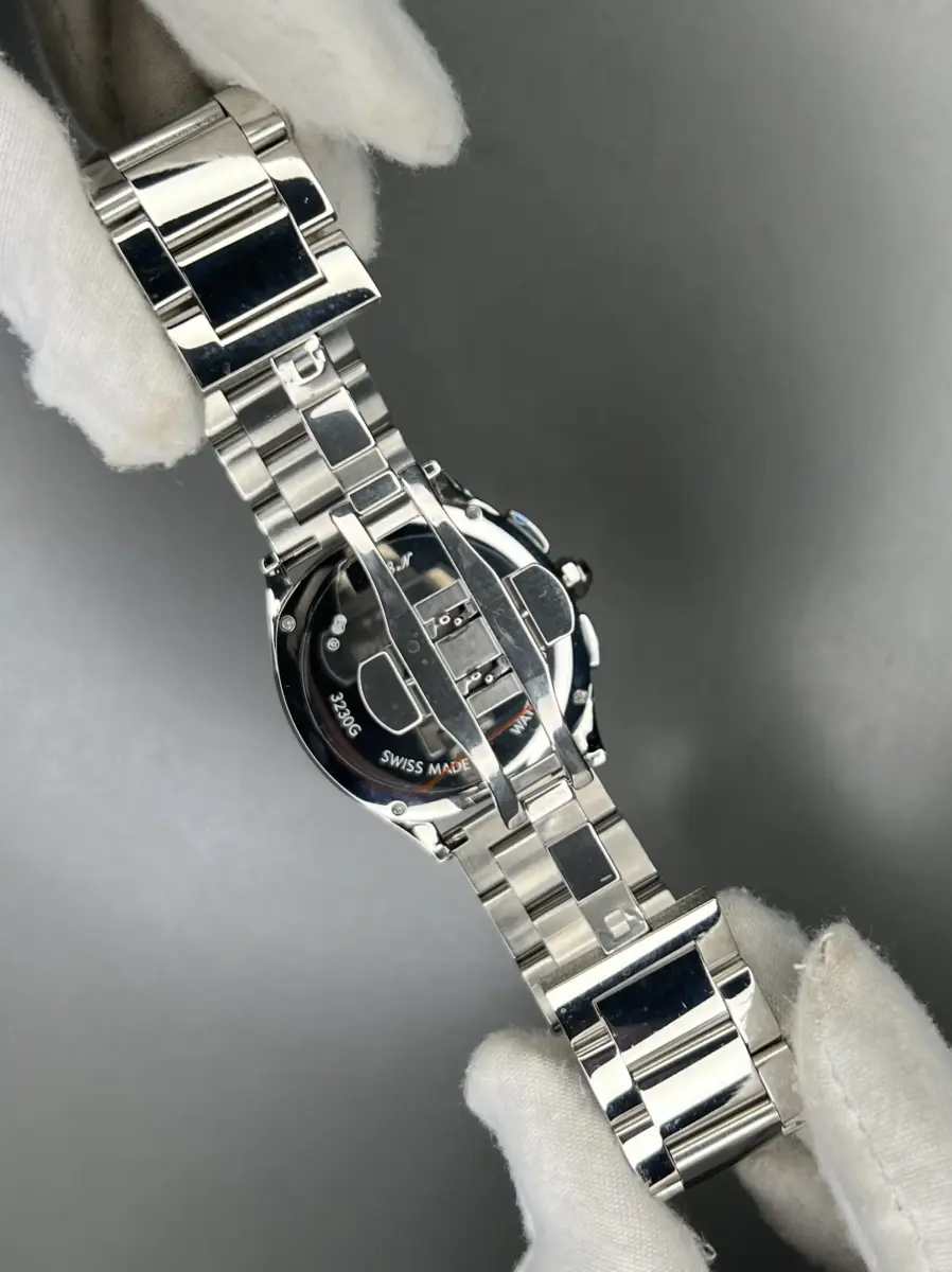 ساعت مچی کارتیه کورنوگراف بند سیلور صفحه سفید Cartier