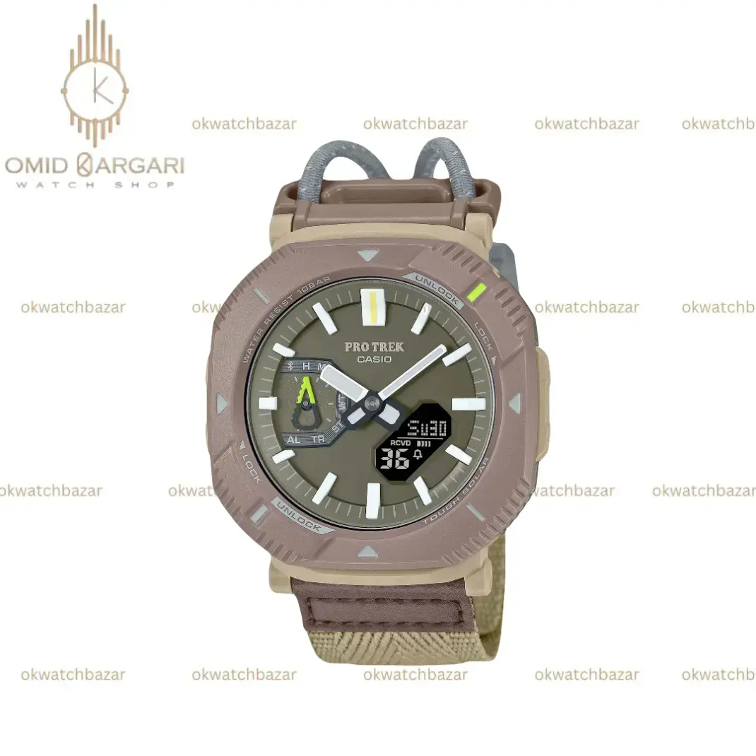 ساعت مچی کاسیو جی شاک پرو ترک سبز Casio G-shock Protrek