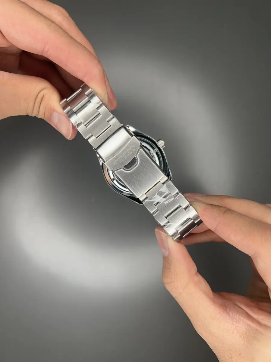 ساعت مچی سیکو 5 بند سیلور صفحه سرمه ای Seiko 5