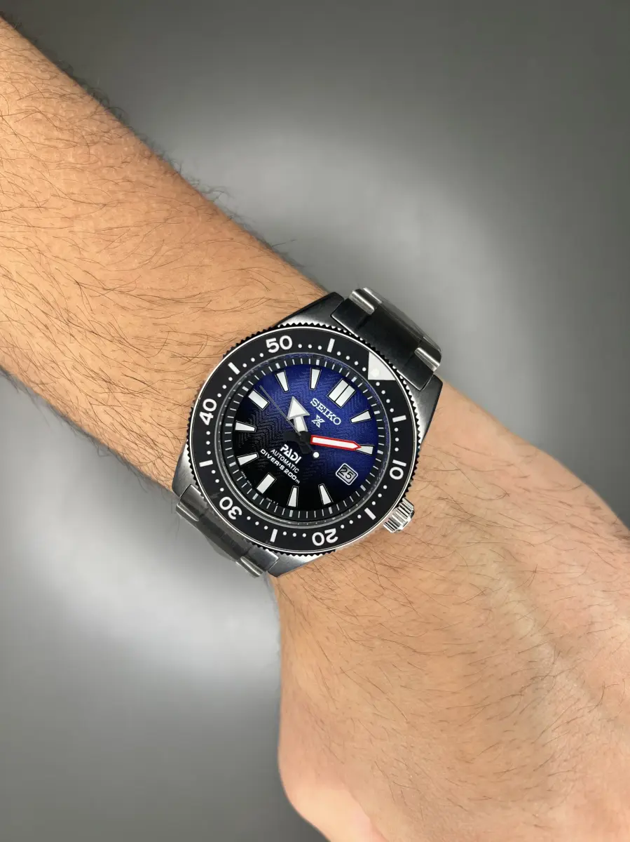 ساعت مچی سیکو پادی صفحه مشکی سرمه ای Seiko Padi