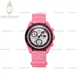 ساعت مچی امگا سواچ ماموریت به ماه صورتی Omega x Swatch Mision to the Pink Moonphase